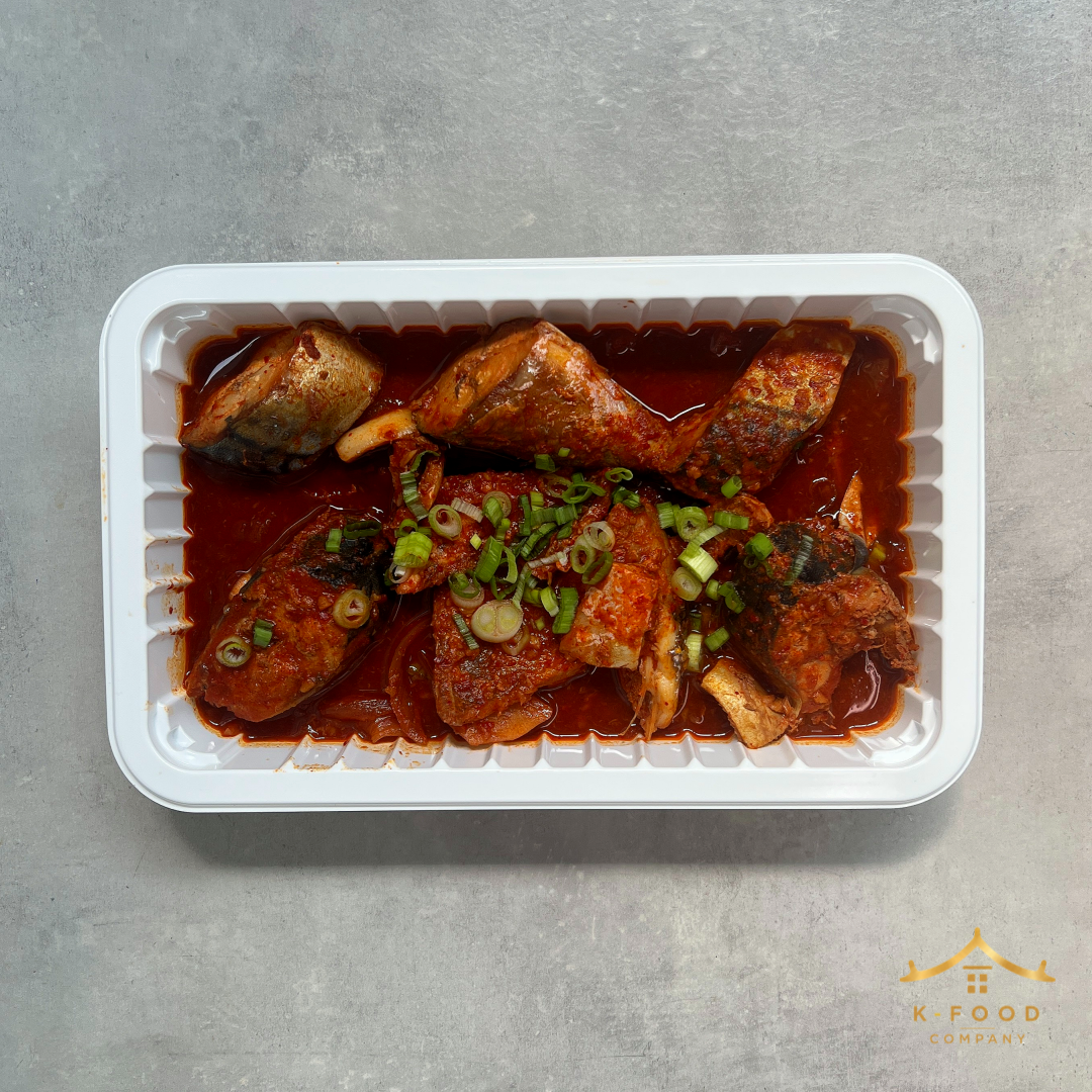 고등어 조림 조리법 (완조리) Spicy Braised Mackerel Recipe (Cooked)