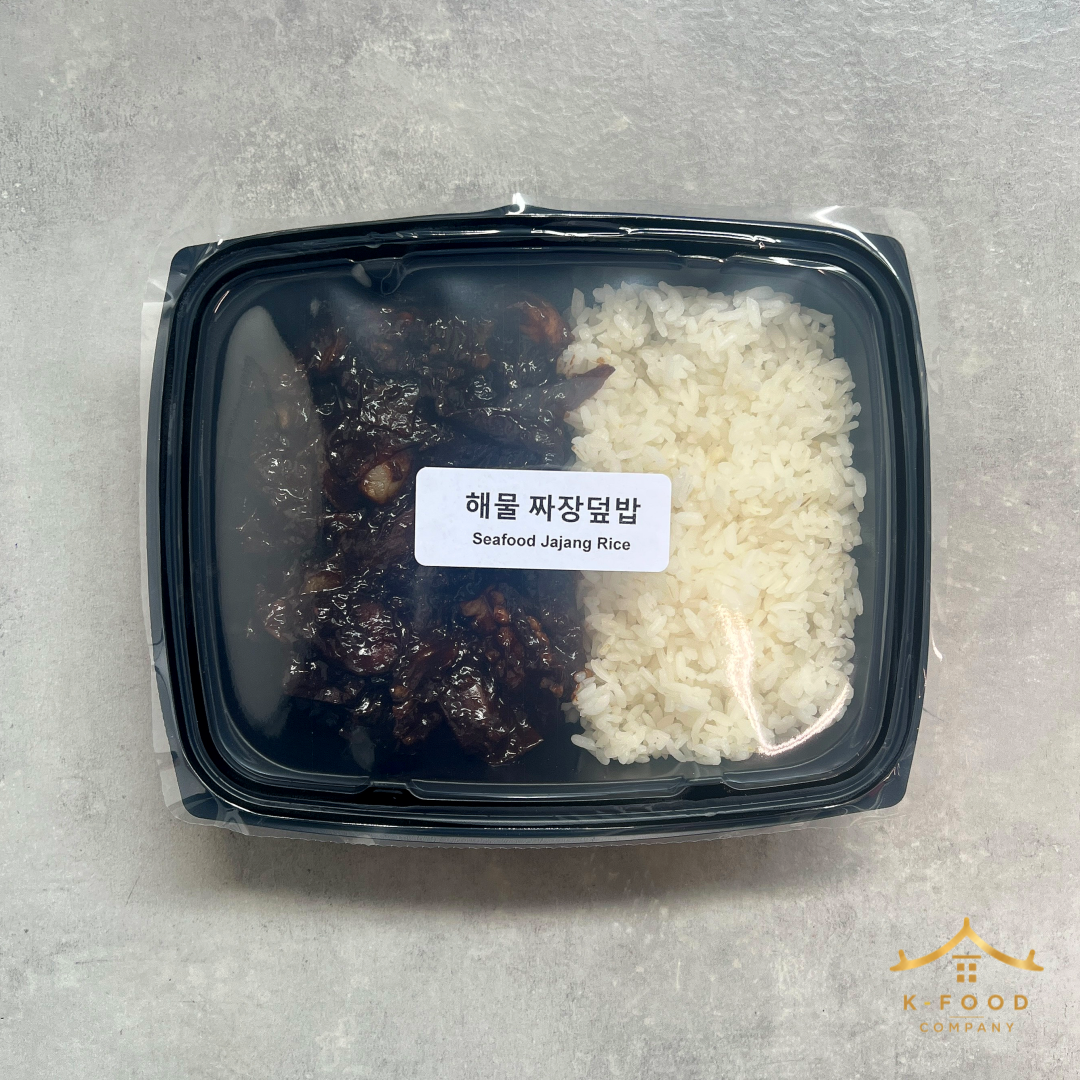 해물 짜장덮밥 (완조리) Seafood Jajang Rice (Cooked)