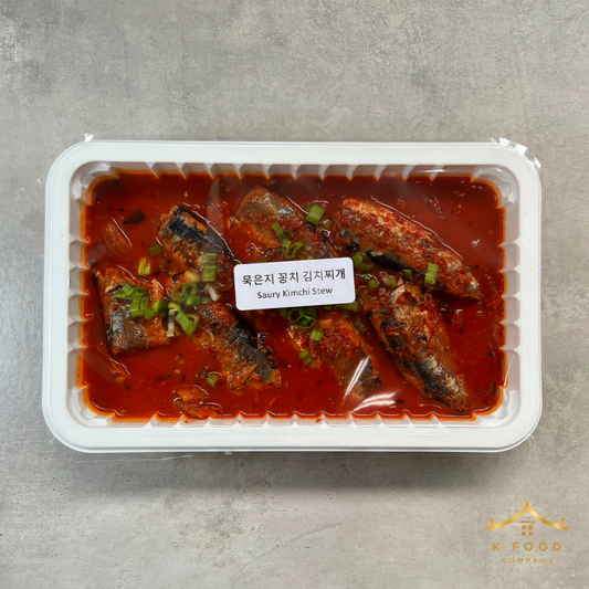 묵은지 꽁치 김치찌개 조리법 (완조리) Saury Kimchi Stew (Cooked) Recipe