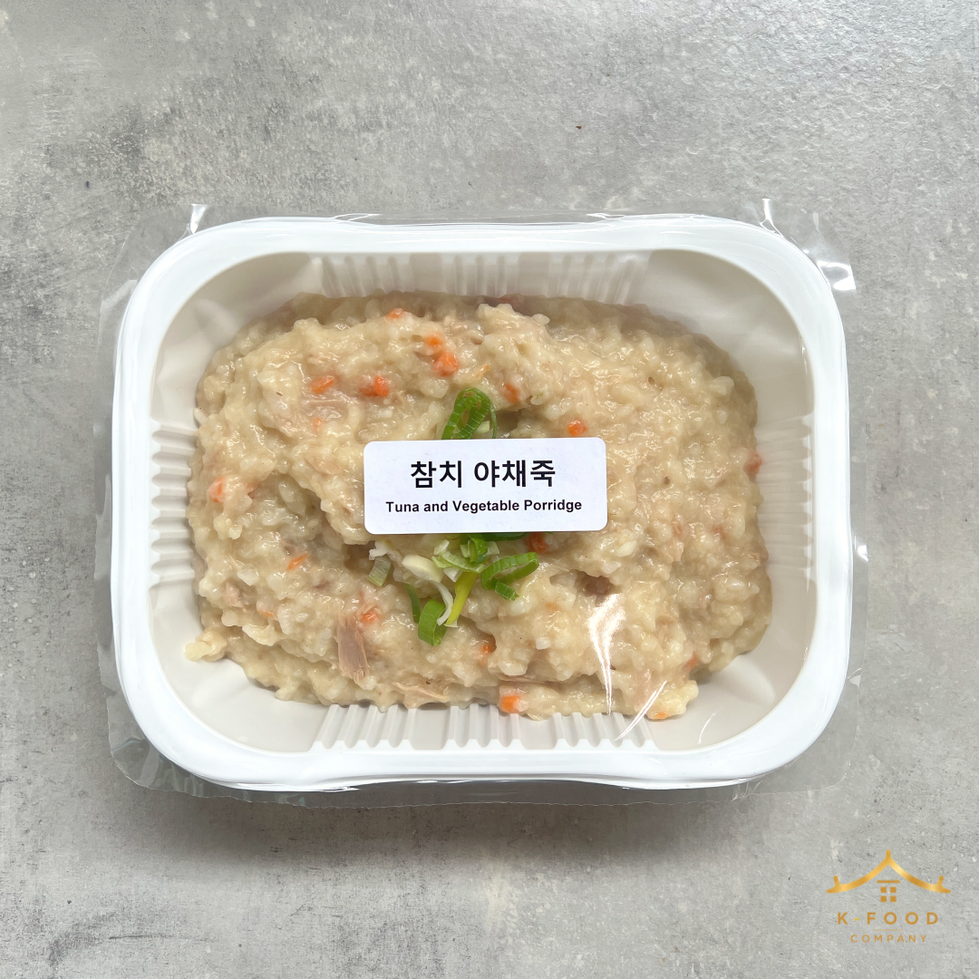 참치 야채죽 (완조리) / Tuna and Vegetable Porridge (Cooked)