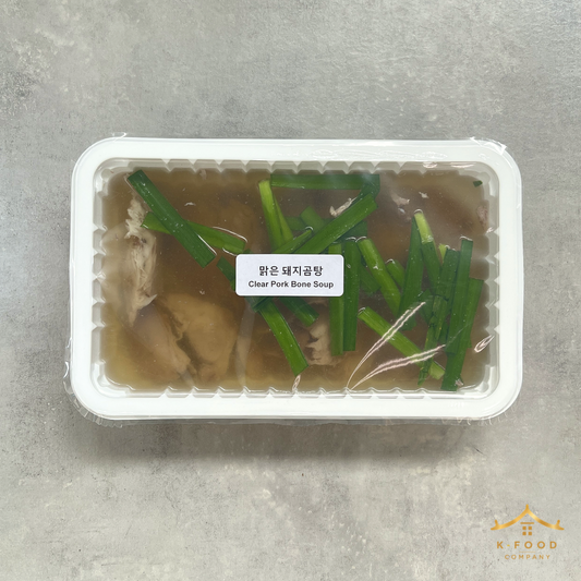 맑은 돼지곰탕 조리법 (완조리) Clear Pork Bone Soup (Cooked) Recipe