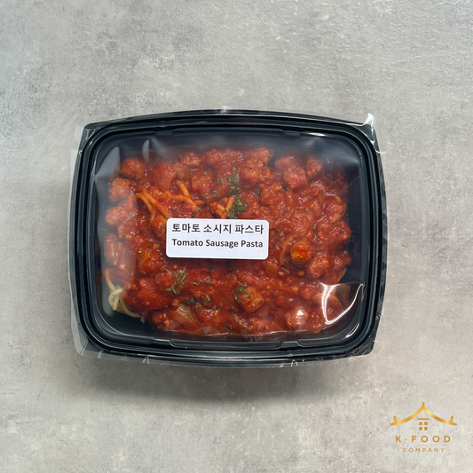 토마토 소시지 파스타 조리법 (완조리) Tomato Sausage Pasta (Cooked) Recipe
