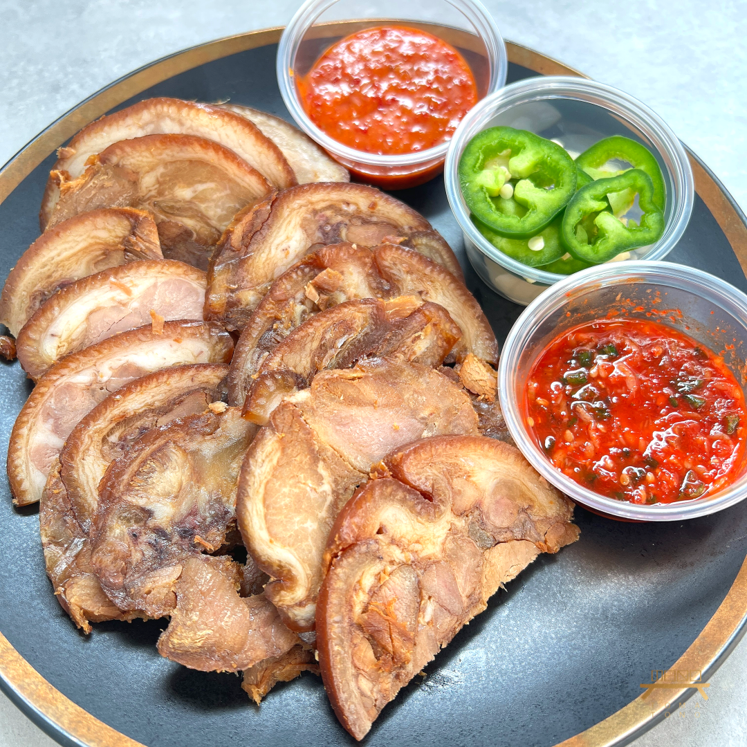 냉족발편육 조리법 (완조리) Thin Pig's Trotter Slices Recipe (Cooked) Recipe
