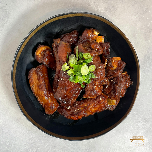 간장 돼지 등갈비 조리법 (완조리) Soy Garlic Baby Back Ribs Recipe (Cooked)