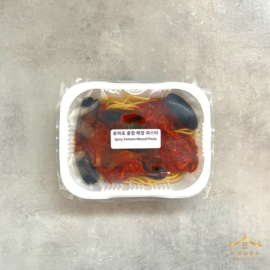 토마토 홍합 해장파스타 (완조리) 1인분 / Spicy Tomato Mussel Pasta (Fully Cooked) Serves 1 Person