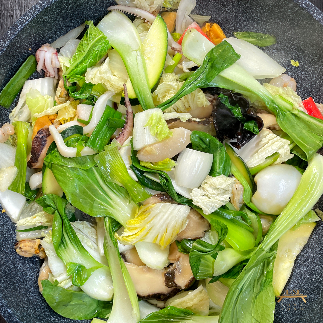 사천 해물덮밥 조리법 Szechuan Seafood Over Rice Recipe