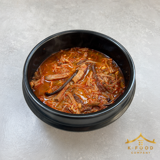 육개장 조리법 (완조리) Spicy Korean Beef Soup (Cooked) Recipe