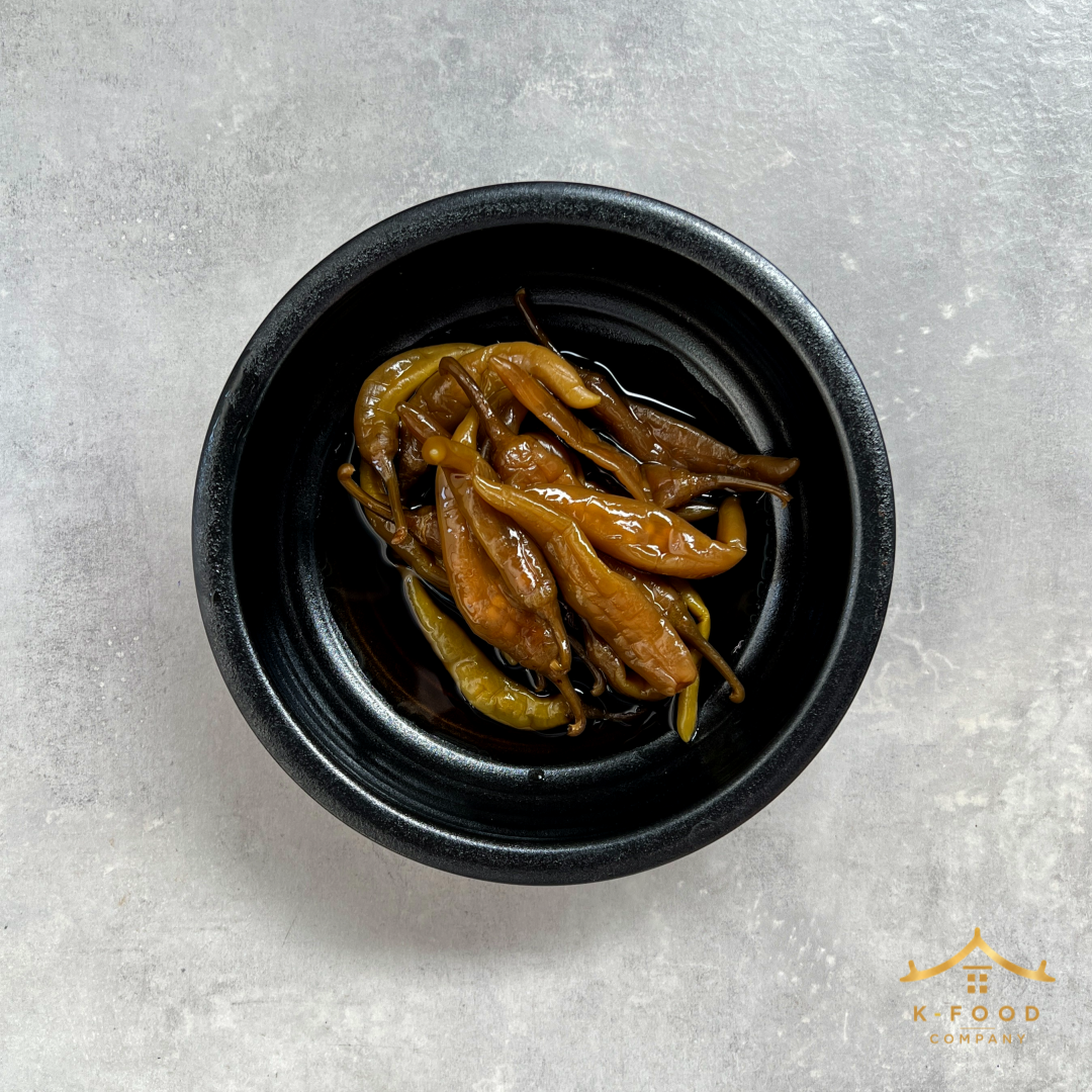 청양초 간장 장아찌 Soy Pickled Cheongyang Chili Peppers