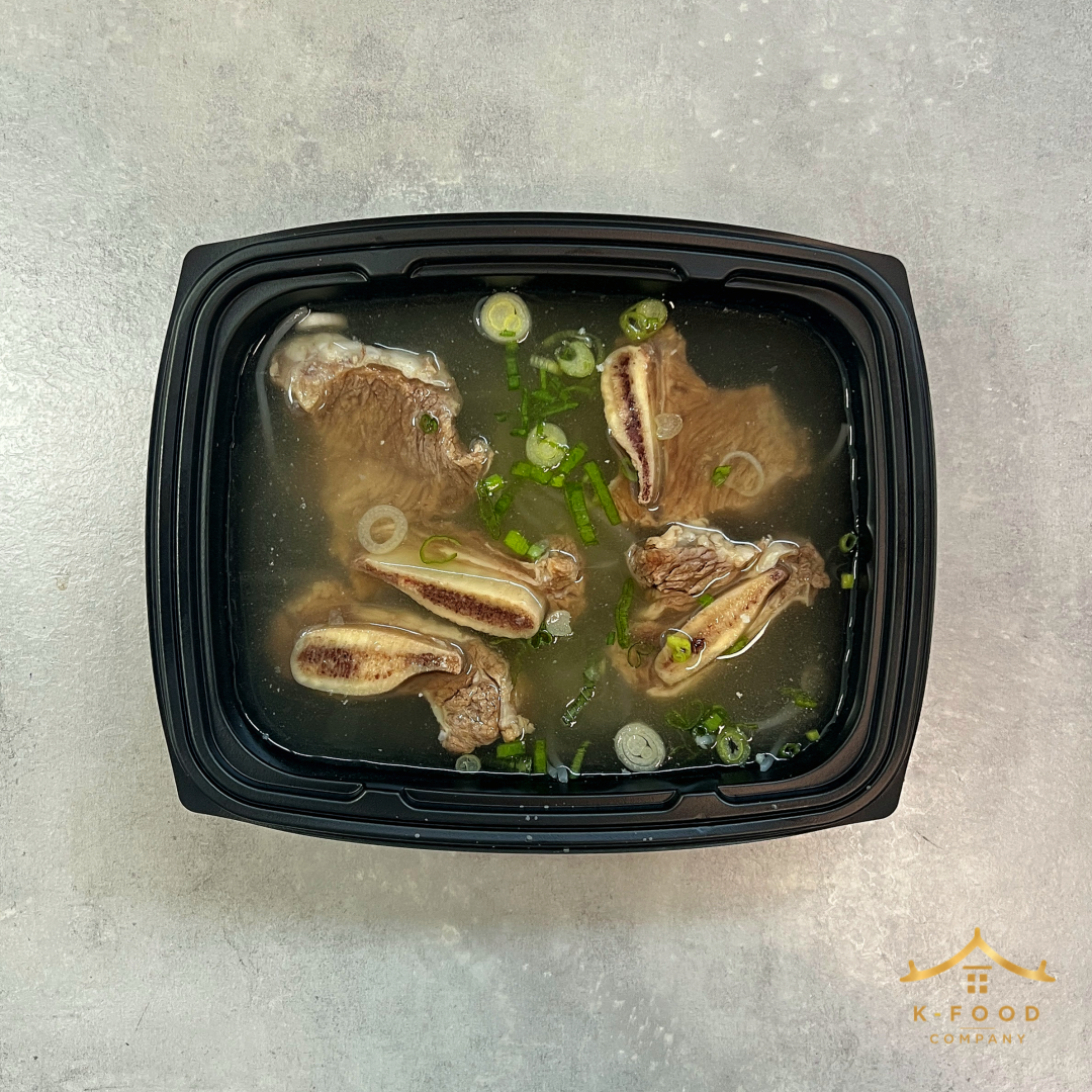 전통 갈비탕 (완조리) BEEF SHORT RIB SOUP (Cooked)