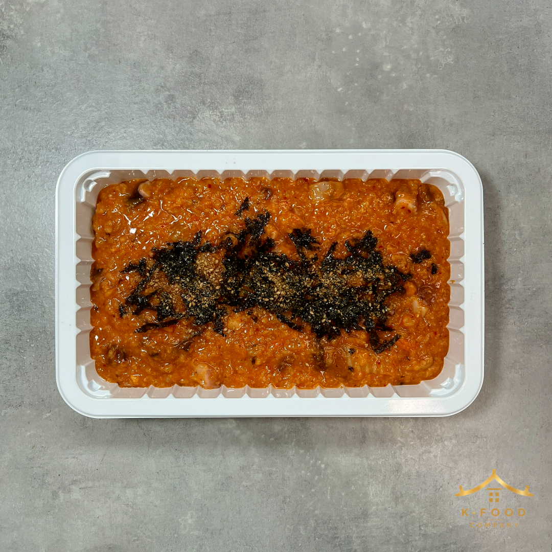 낙지 김치죽 조리법 (완조리) Octopus Kimchi Rice Porridge (Cooked) Recipe