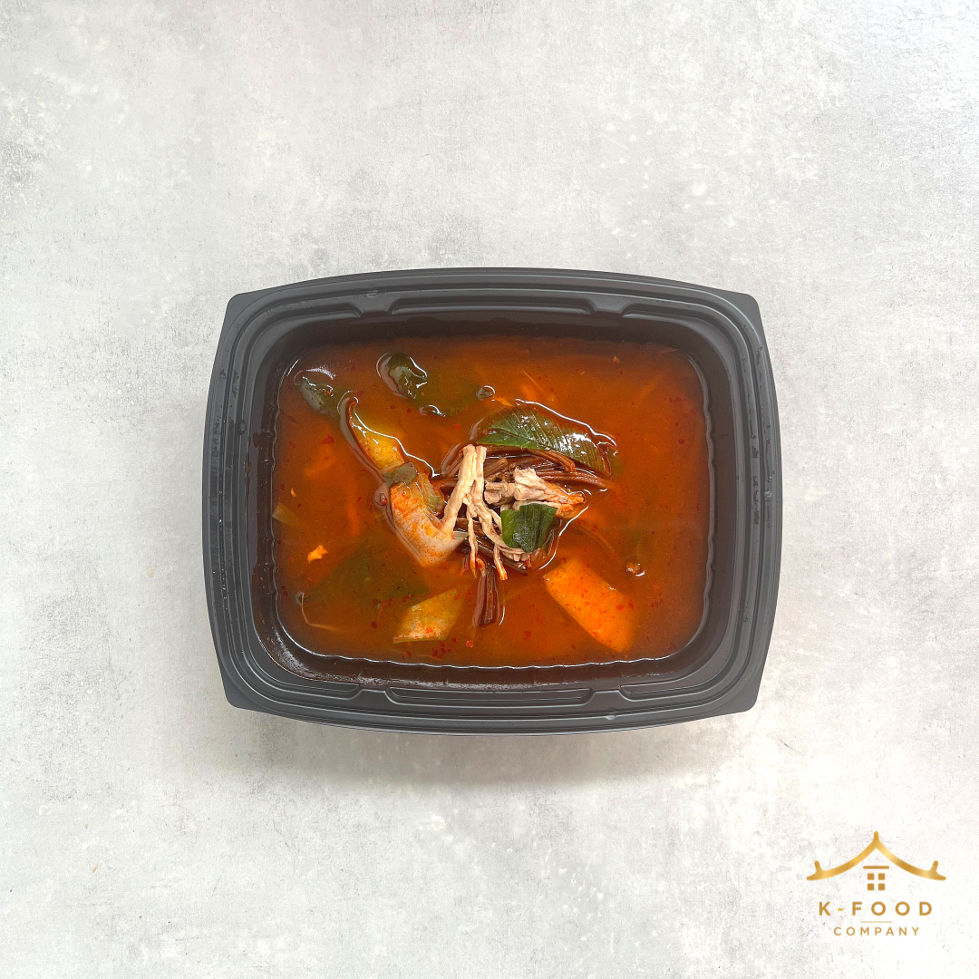 육개장 조리법 (완조리) Spicy Korean Beef Soup (Cooked) Recipe