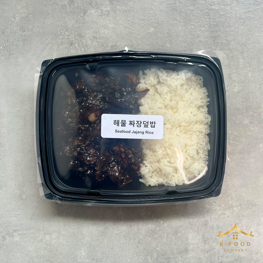 해물 짜장덮밥 조리법 (완조리) Seafood Jajang Rice (Cooked) Recipe