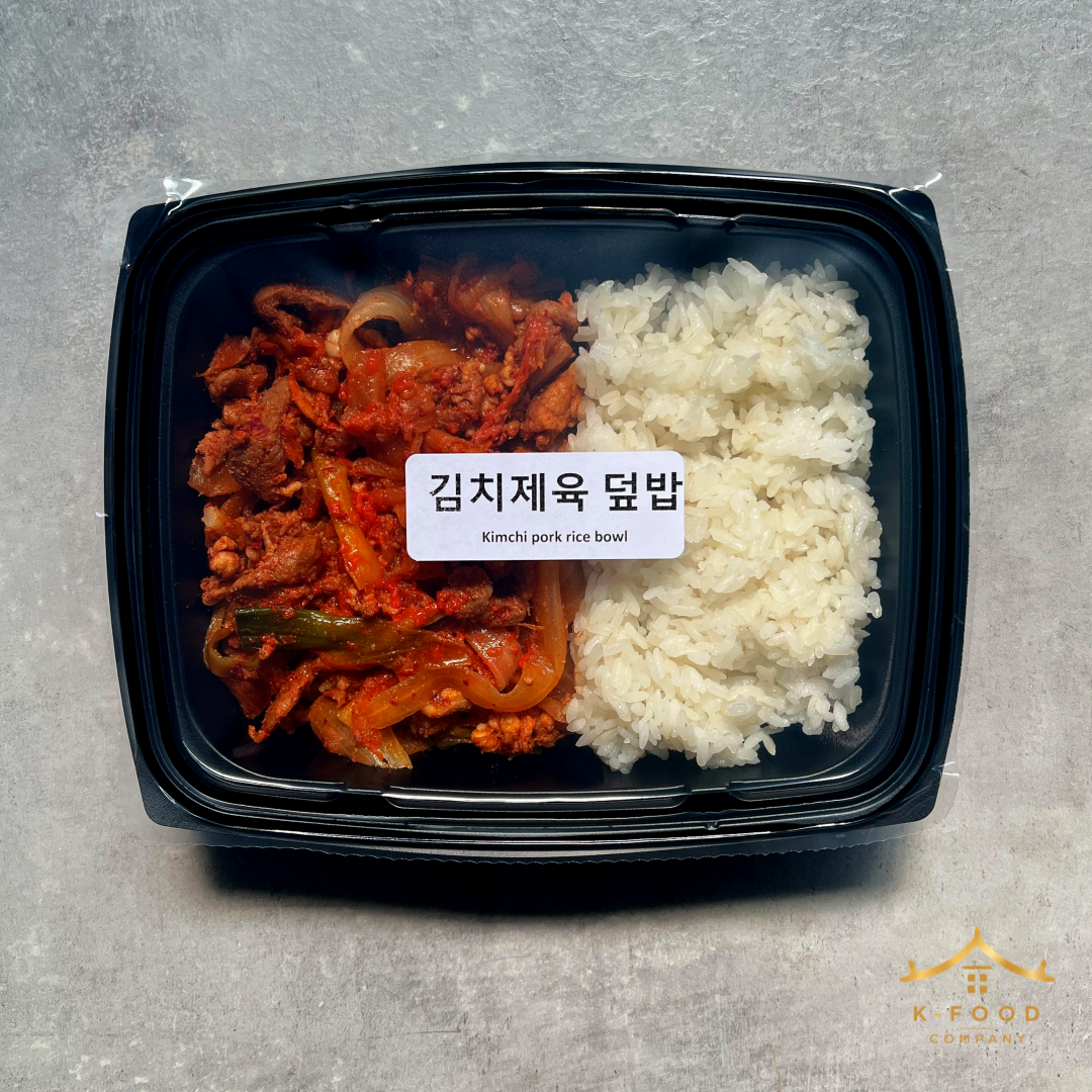 김치제육 덮밥 (완조리) Kimchi pork rice bowl (Cooked)