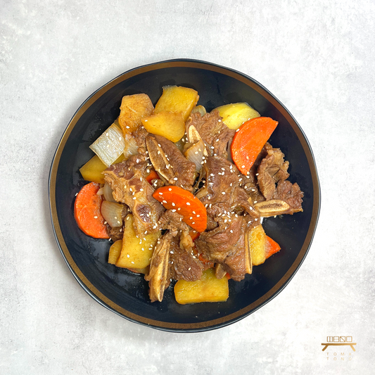 LA갈비찜 조리법 Braised Slice Beef Short Ribs Recipe