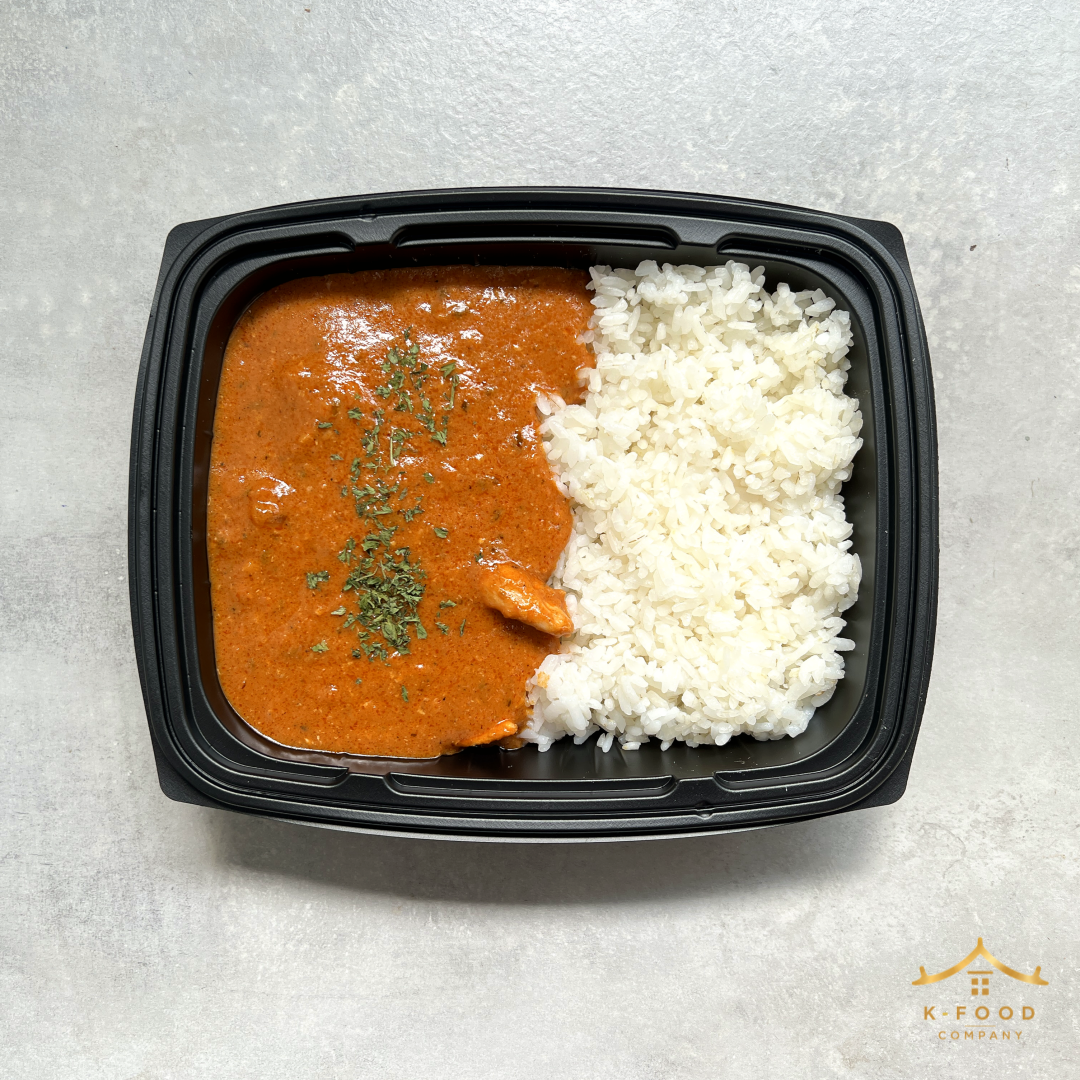 (NEW)버터 치킨덮밥 (완조리) Butter Chicken Rice Bowl (Cooked)