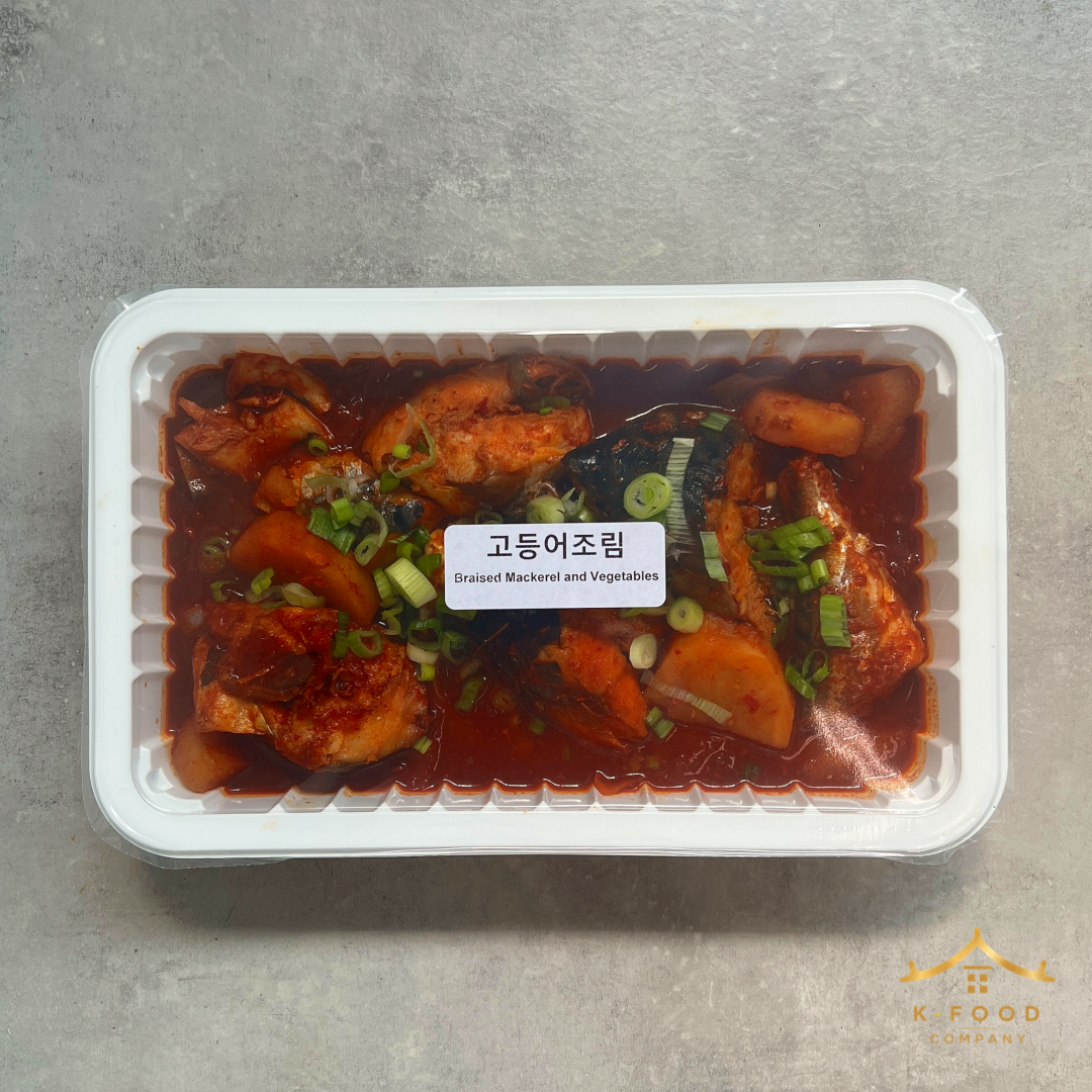 고등어 조림 조리법 (완조리) Spicy Braised Mackerel Recipe (Cooked)