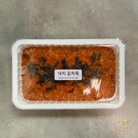 낙지 김치죽 조리법 (완조리) Octopus Kimchi Rice Porridge (Cooked) Recipe