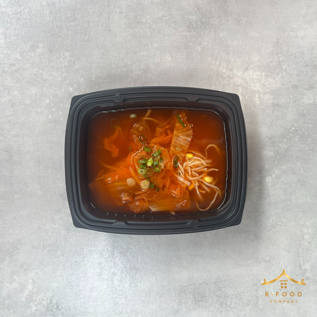 김치콩나물국 (완조리) 1인분 / Kimchi & Soybean Sprout Soup (Cooked) Serves 1 Person
