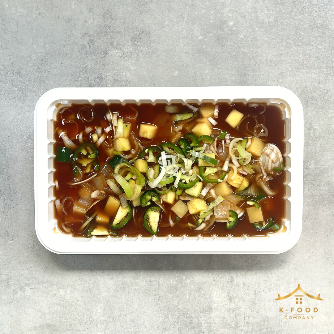 아사리 조개 된장찌개 조리법 (완조리) Korean Soybean Paste Stew with Clams (Cooked) Recipe