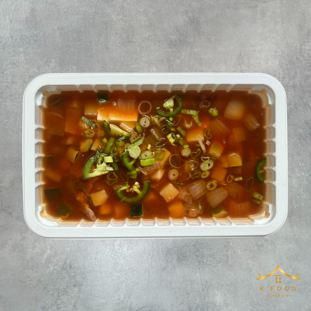 소고기 된장찌개 조리법 (완조리) Beef Soybean Paste Stew (Cooked) Recipe