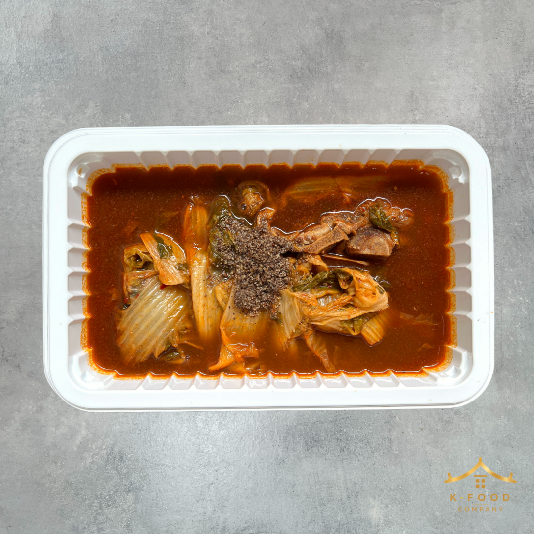 뼈다귀 우거지탕 (완조리) 2인분 Pork Backbone Ugeoji Soup (Cooked) for 2ppl