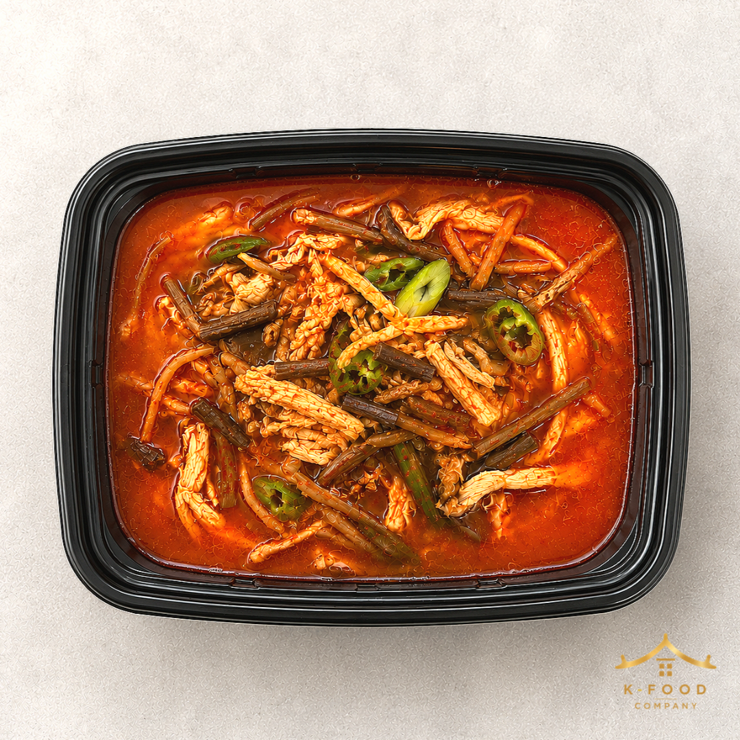 얼큰한 닭개장 (완조리) Spicy Chicken Stew (Cooked)