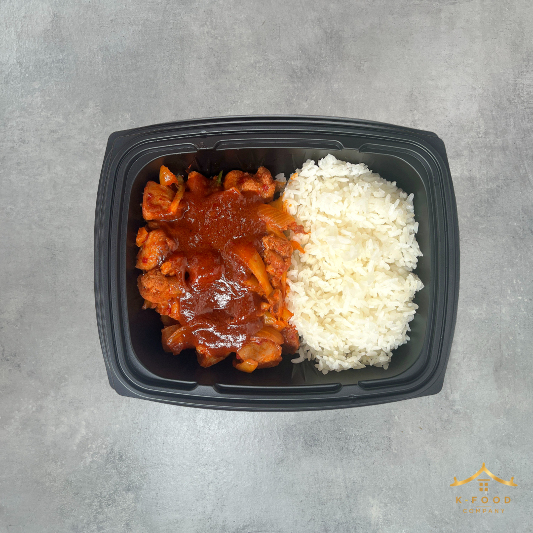 매운 닭불고기 덮밥 (완조리) / Spicy Chicken Bulgogi Rice Bowl (Cooked)
