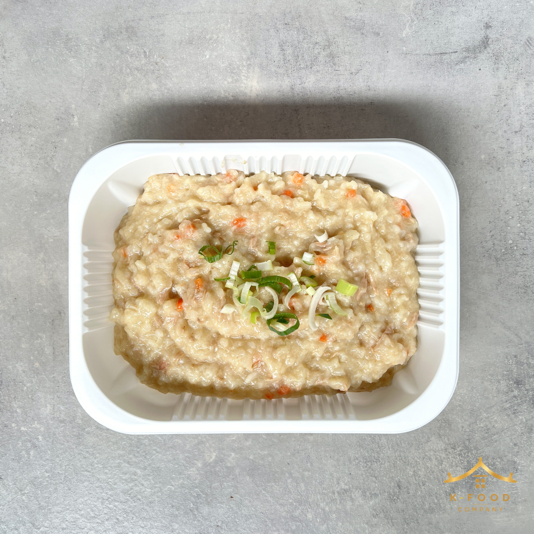 참치 야채죽 (완조리) / Tuna and Vegetable Porridge (Cooked)