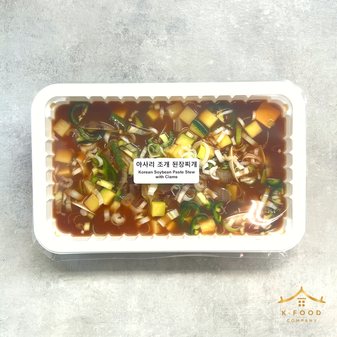 아사리 조개 된장찌개 조리법 (완조리) Korean Soybean Paste Stew with Clams (Cooked) Recipe