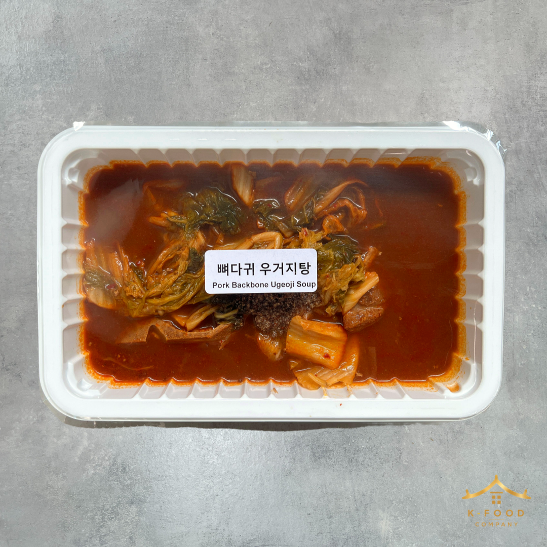 뼈다귀 우거지탕 (완조리) 2인분 Pork Backbone Ugeoji Soup (Cooked) for 2ppl