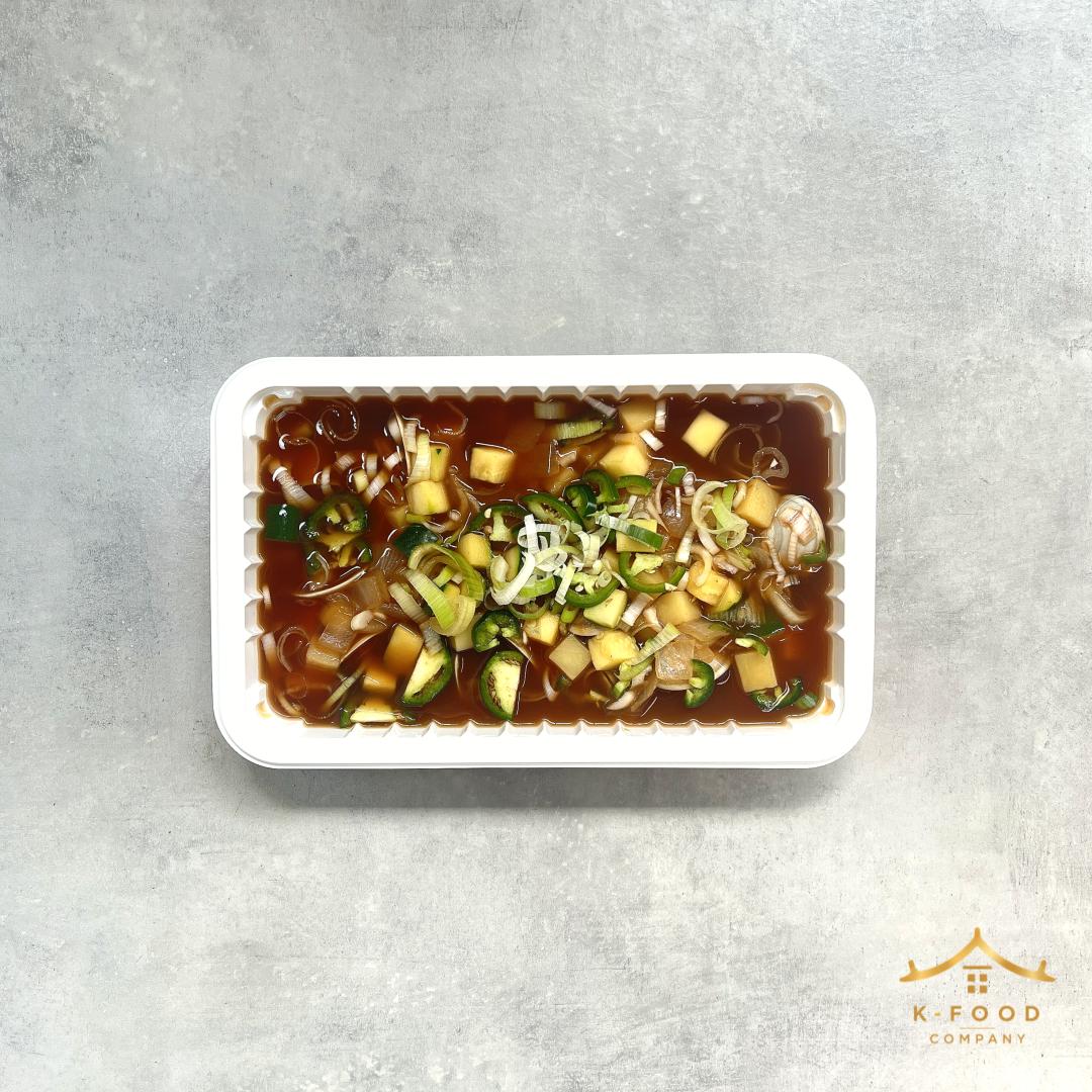 아사리 조개 된장찌개 (완조리) 1인분 / Korean Soybean Paste Stew with Clams (Cooked) 1person