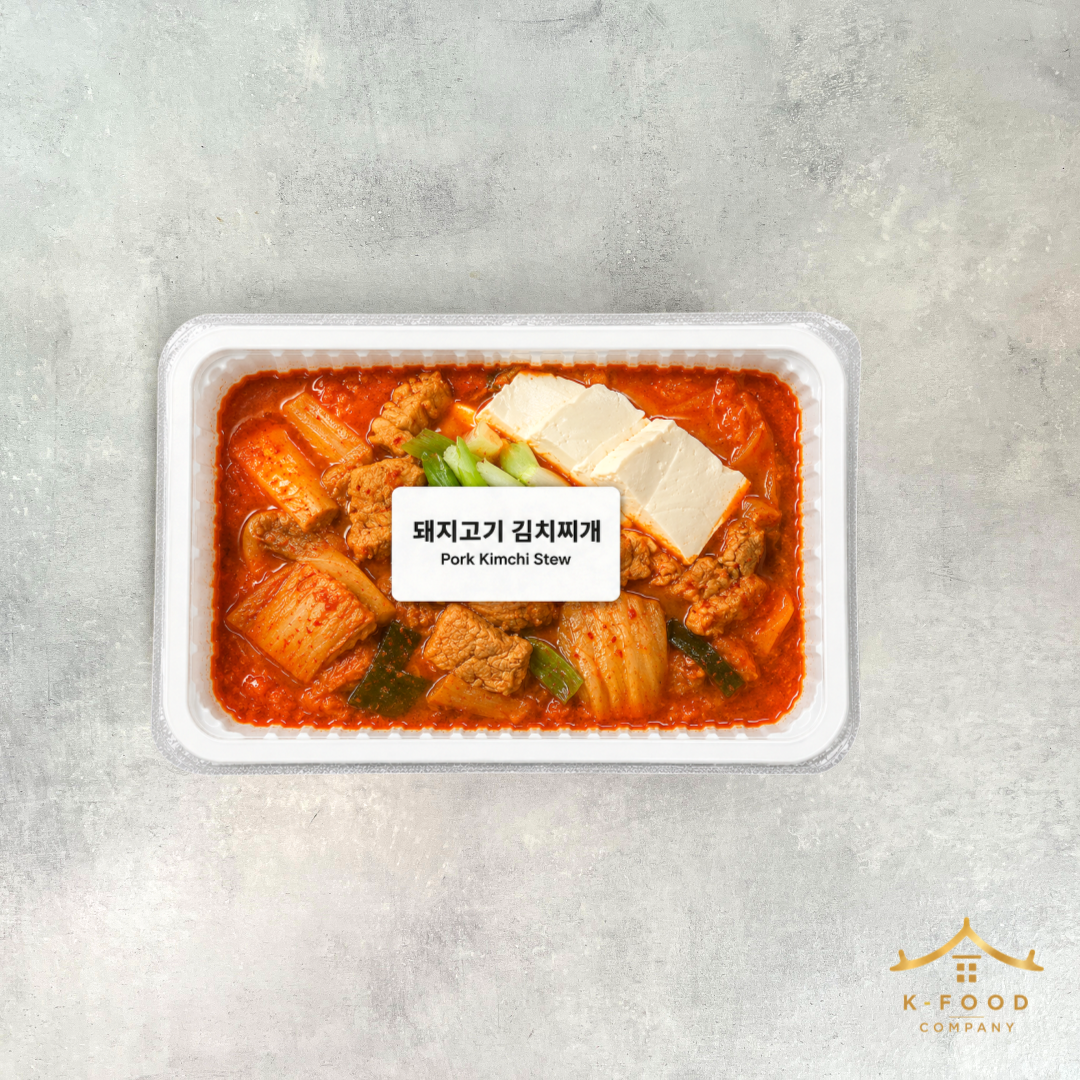 돼지고기 김치찌개 (완조리) 1인분 Pork Kimchi Stew (Cooked) Serves 1 Person