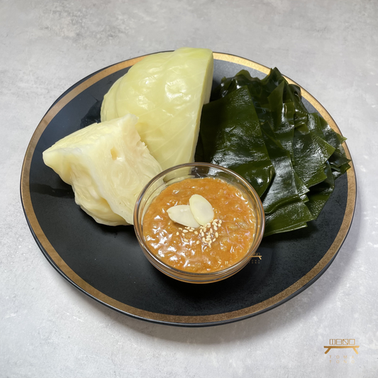 양배추와 다시마쌈 & 씨앗쌈장 (완조리) 조리법 Cabbage & Kelp Wraps & Nuts Ssamjang (Cooked) Recipe