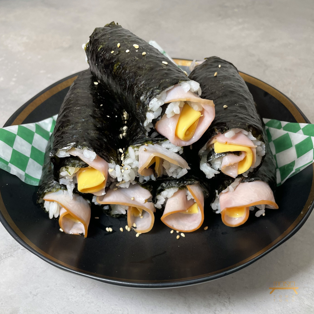 햄치즈땡초 꼬마김밥 조리법 Ham, Cheese, Hot Pepper Mini Kimbap Recipe