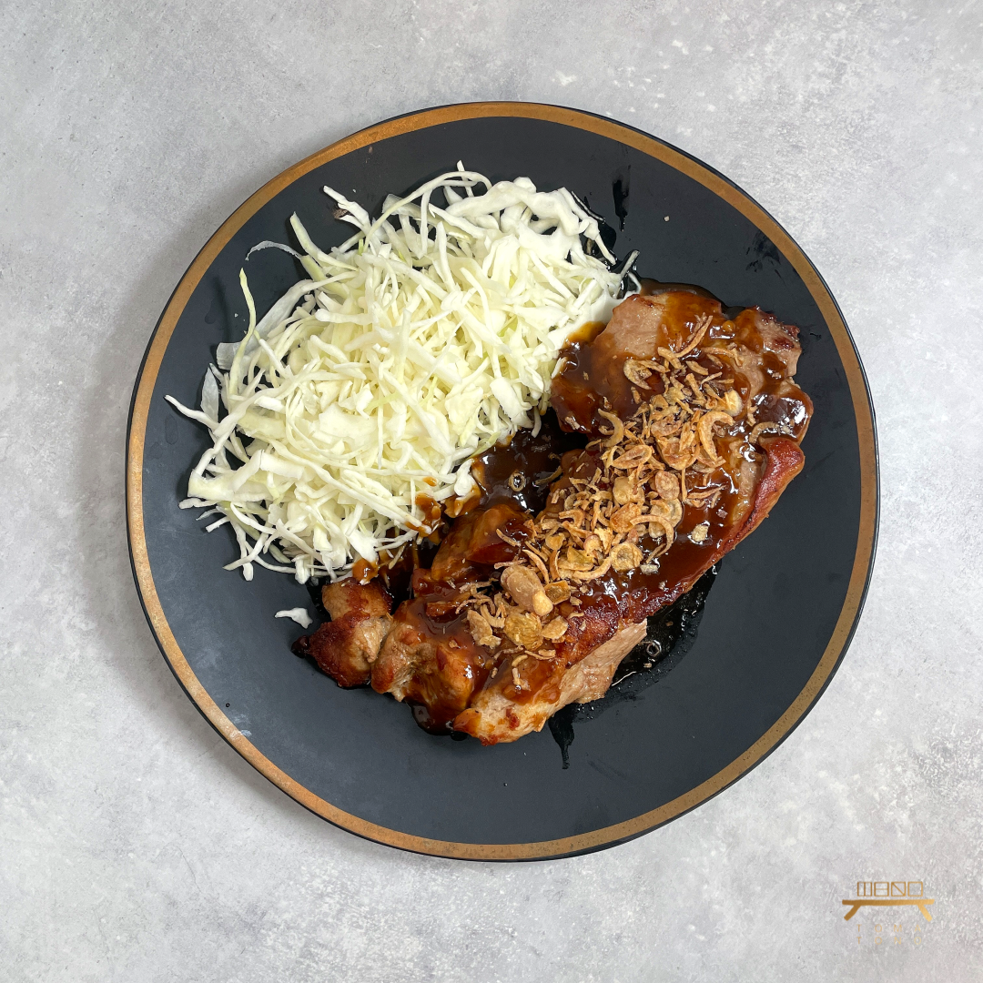 일본식 돼지목살 스테이크 조리법 Japanese Style Pork Steak Recipe
