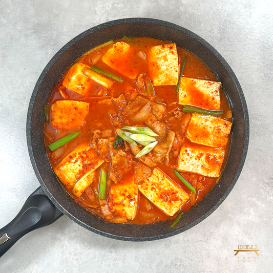 대패삼겹 두부조림 조리법 Stewed Spicy Thin Pork Belly & Tofu Recipe