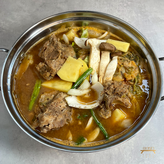 우거지 감자탕전골 조리법 (완조리) Pork Bone Hot Pot Recipe (Cooked)