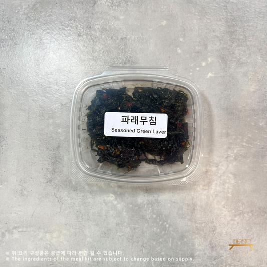 파래무침 조리법 Seasoned Green Laver Recipe
