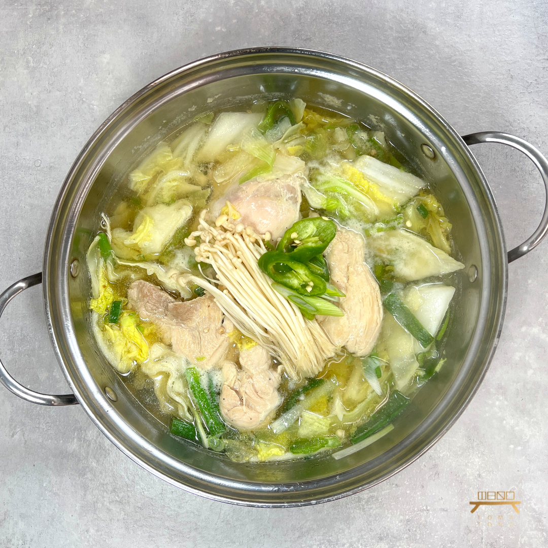 양배추 닭다리살 전골 Boneless Chicken Thigh Stew with Cabbage