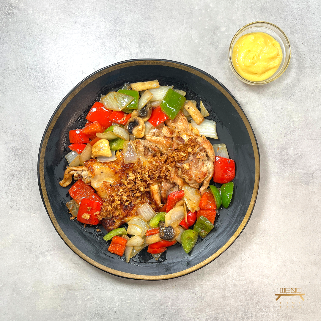 갈릭마요 닭다리살 스테이크 Boneless Drumstick Steak in Garlic Mayonnaise
