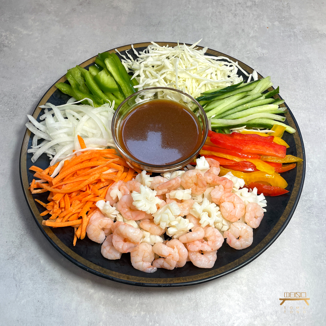 해물 겨자냉채 조리법 (완조리) Seafood & Vegetable Salad w/ Mustard Sauce (Cooked) Recipe