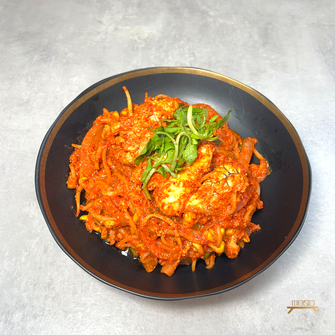 콩나물 대구알찜 Steamed Spicy Cod Roe with Soybean Sprout