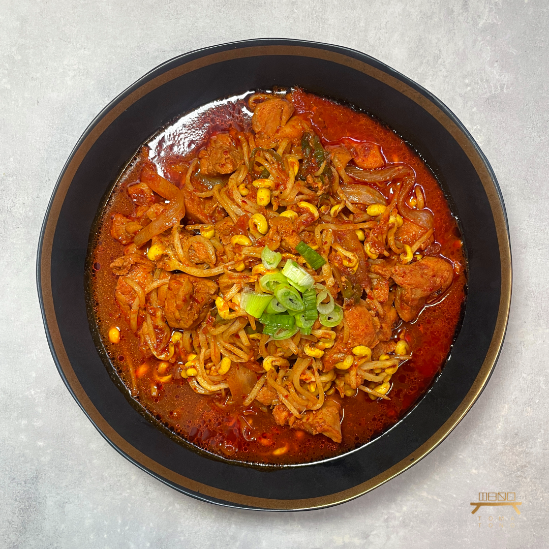 콩나물 닭불고기 (완조리) 조리법 Spicy Chicken Thigh with Soybean Sprouts (Cooked) Recipe