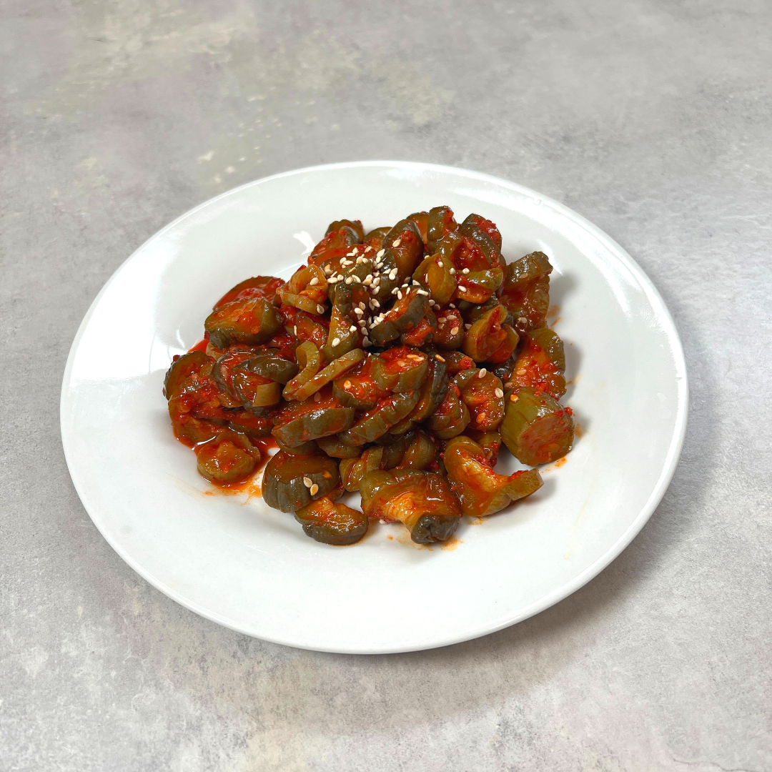오이지 무침(완조리) 조리법 Spicy Pickled Cucumber (Cooked) Recipe