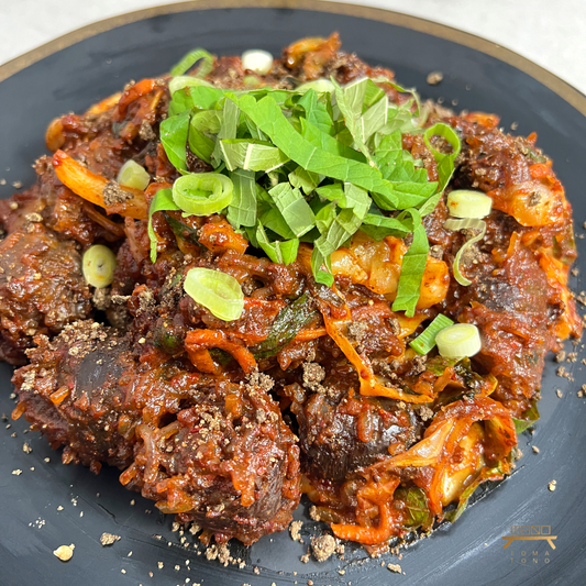 수제 순대볶음 Stir Fried Homemade Soon-Dae (Blood Sausage)