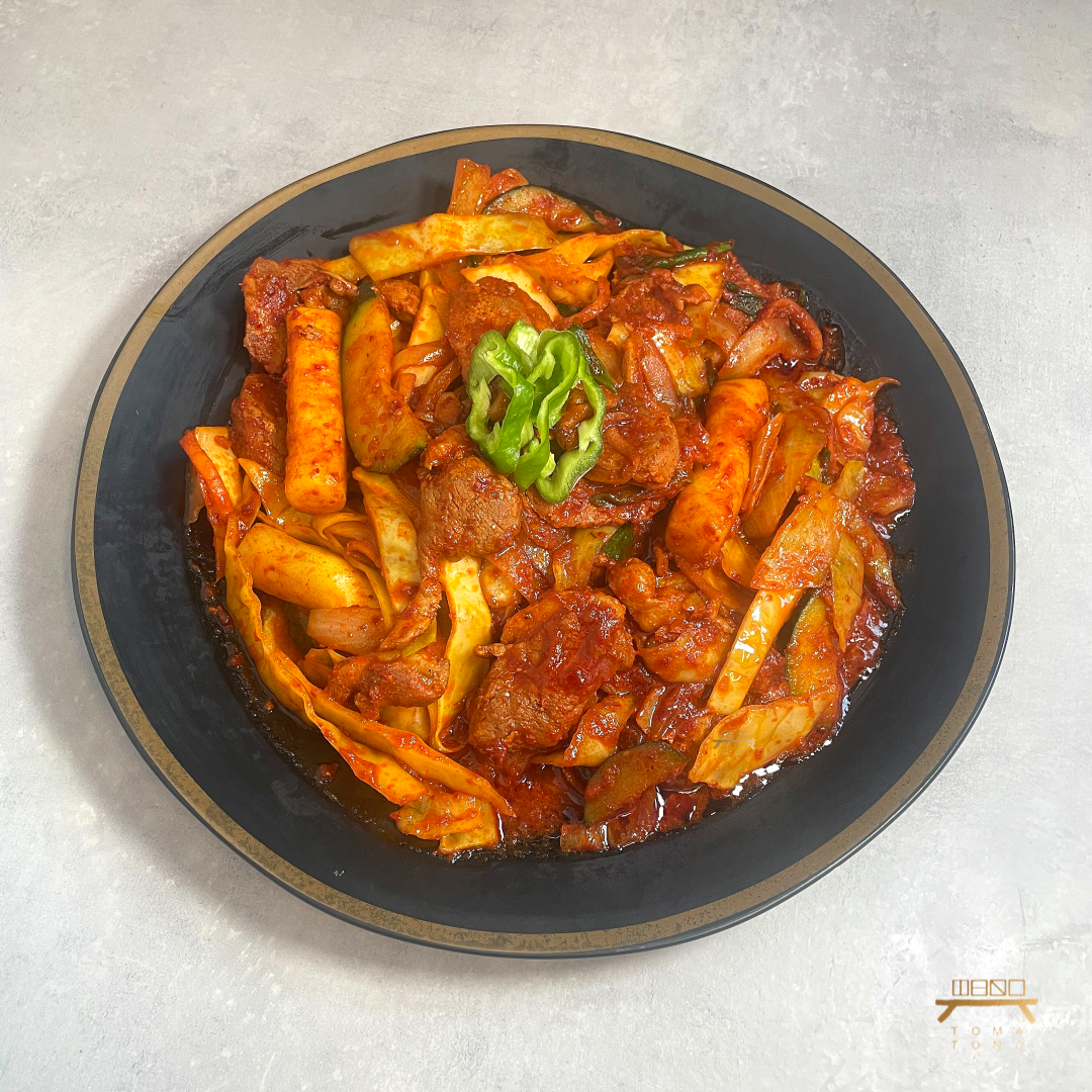 오리 주물럭 Spicy Stir Fried Duck