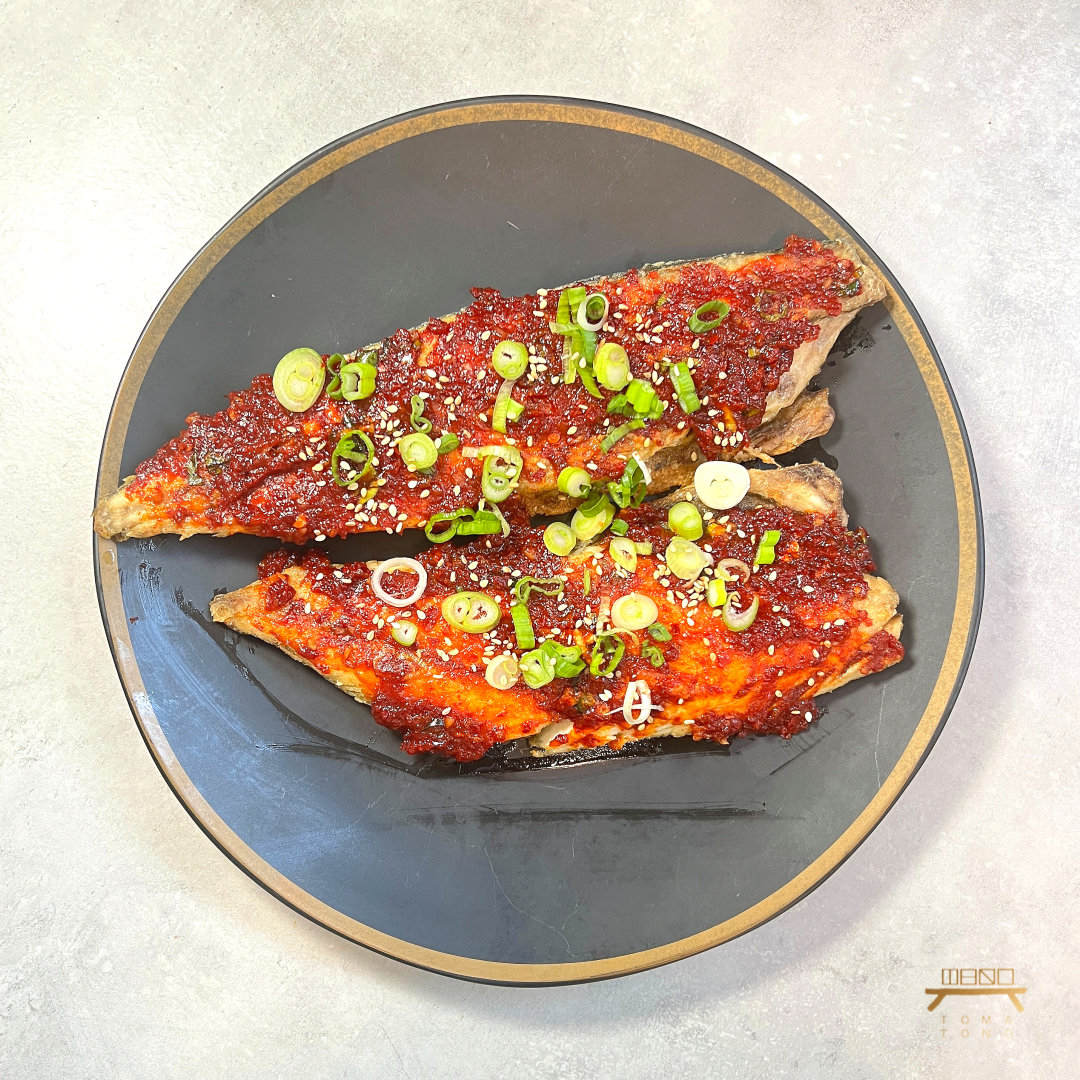 양념고갈비 Mackerel with Spicy Sauce
