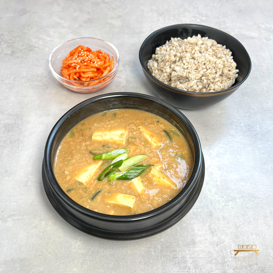 청국장보리밥 정식 feat. 무생채 (완조리) 조리법 Cheonggukjang Barley Rice  with Radish Salad (Cooked) Recipe