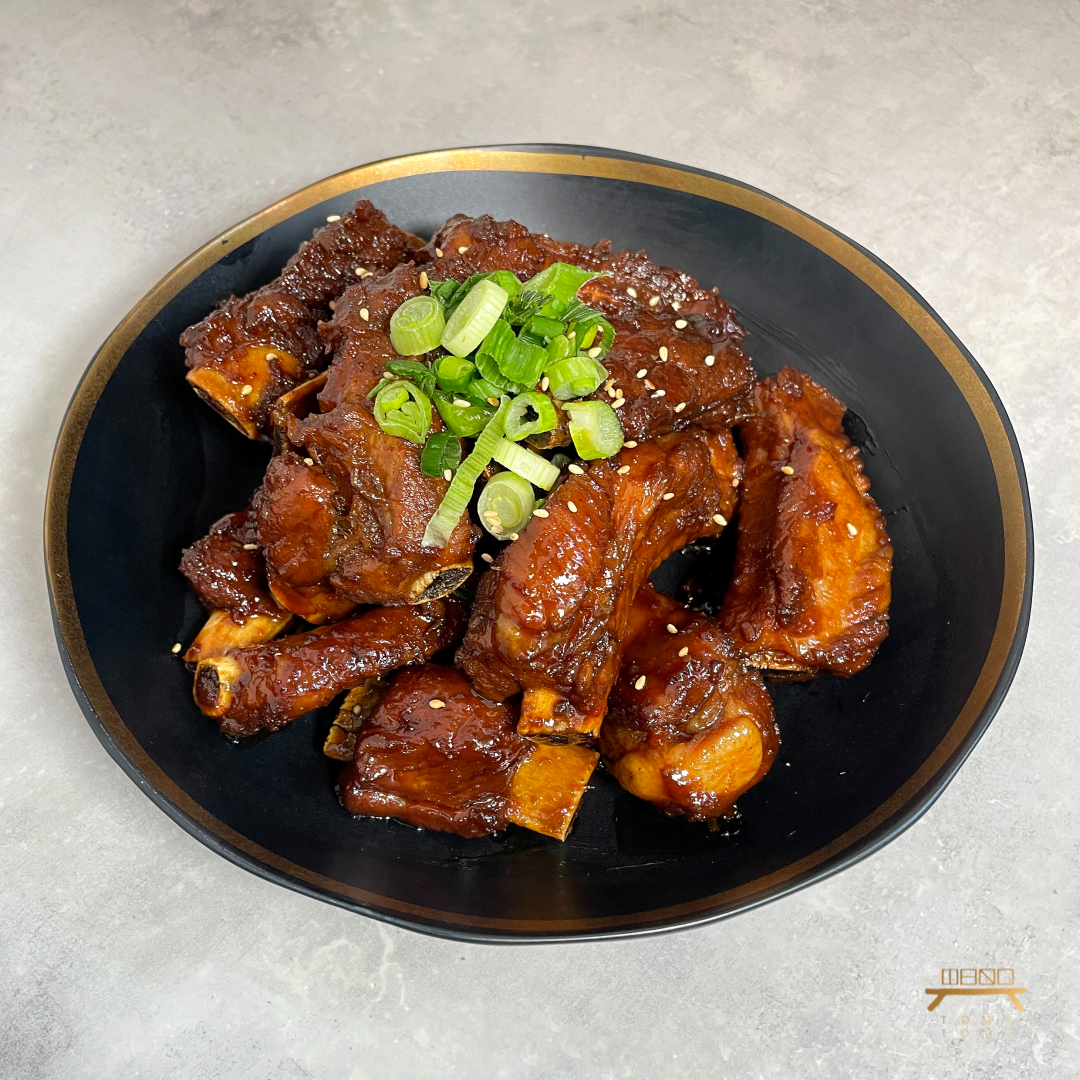 간장 돼지 등갈비 조리법 (완조리) Soy Garlic Baby Back Ribs Recipe (Cooked)