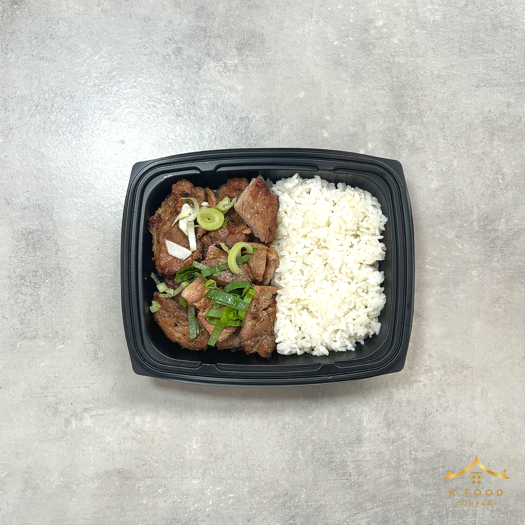 돼지목살 바베큐덮밥 (완조리) 1인분 / Pork Neck BBQ Rice Bowl (Cooked) Serves 1 Person